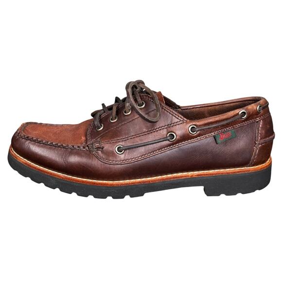 G.H. Bass Hampton Men’s Brown Leather Moc Toe Size US 11 main image 7